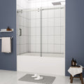 Bathtub Shower Door, Sliding Door, With 5 16