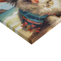 Chihuahua Canvas Wall Art Chihuahua Blue Multi Mdf