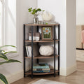 4 Tier Corner Open Shelf,Bookcase Freestanding