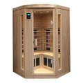 Hemlock Pentagonal Double Opening Glass Sauna