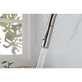 Kitchen Faucet With Pull Down Sprayer Brushed Nickel Stainless Steel