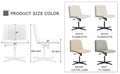 Fabric Material Home Computer Chair Office Chair beige-linen-fabric