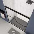 Bypass Shower Door, Sliding Door, With 1 4