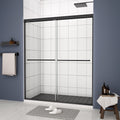 Bypass Shower Door, Sliding Door, With 1 4