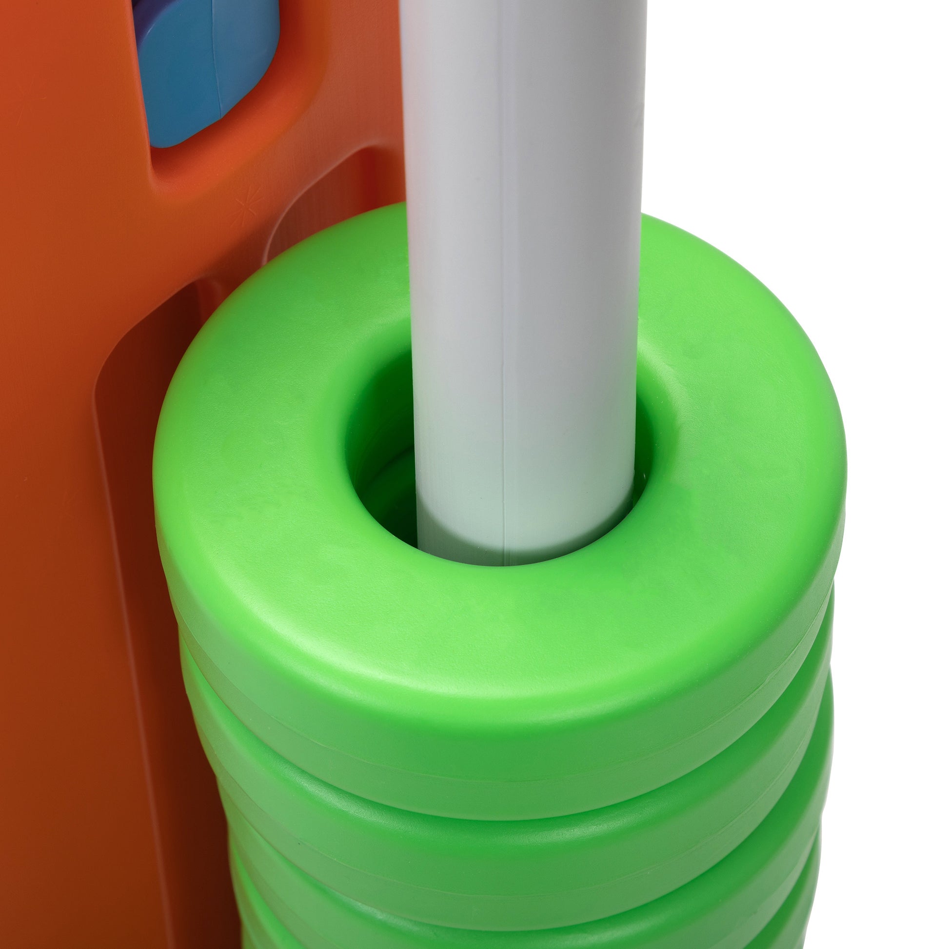 Giant 4 In A Row Game Set, Outdoor And Indoor Game For Adults And Kids, Intelligent Toy, Orange And Blue Orange Polypropylene