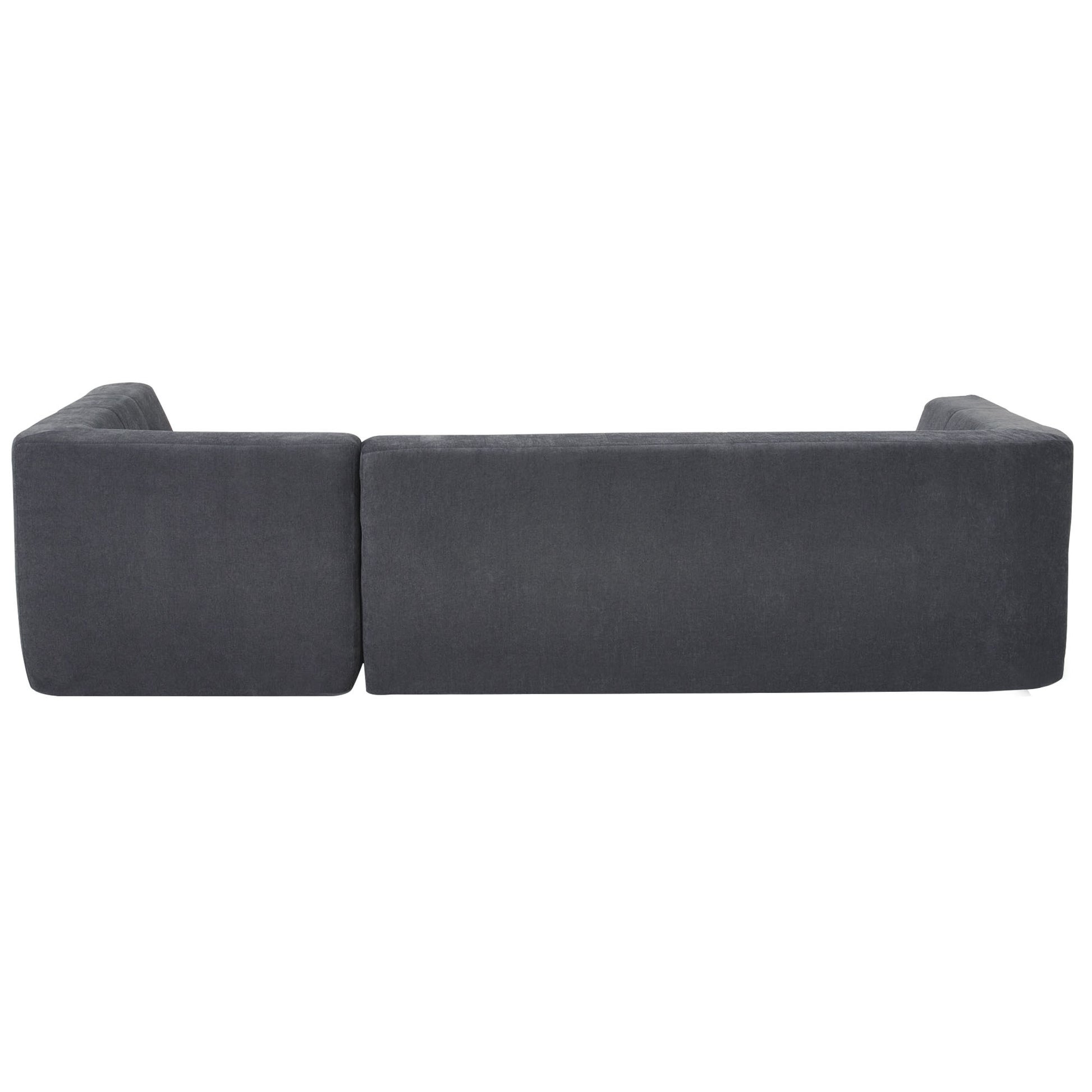 110.2*72.8" Modular Modular Combination Living Room Sofa Set, Modern Minimalist Sofa, Living Room Upholstered Sofa Bed, Bedroom, 3Pcs Computer Free Combination, L Shaped,Dark Grey Dark Grey Foam Chenille 3 Seat