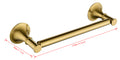 6 Piece Bathroom Towel Rack Set Wall Mount Brushed Gold Brass