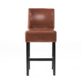 Zuma Kd Counter Stool Brown Leather