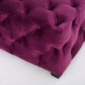 Ottoman Fuchsia Velvet