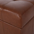 Isabella Ottoman Light Brown Pu