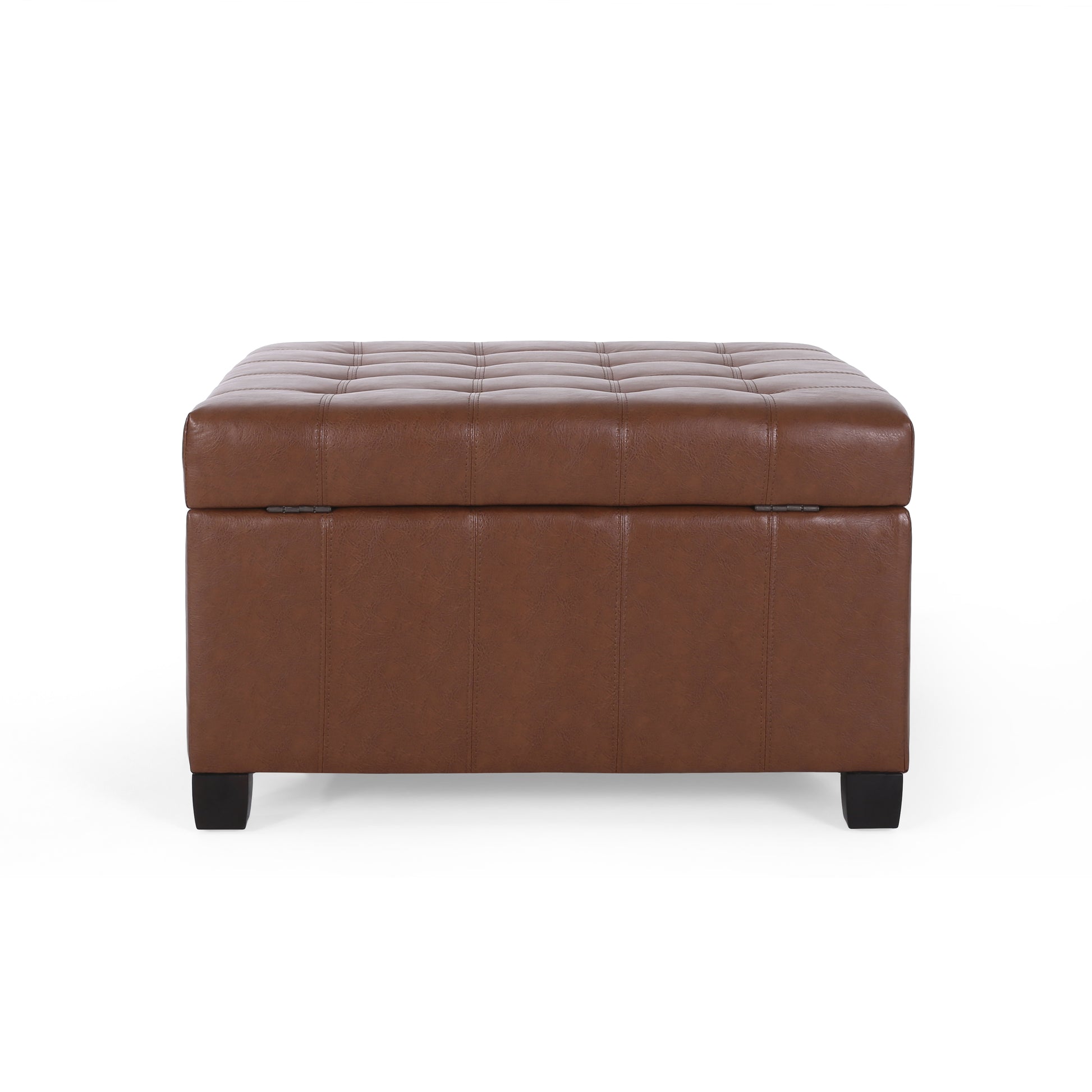 Isabella Ottoman Light Brown Pu