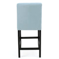 Zuma Kd Counter Stool Light Blue Fabric