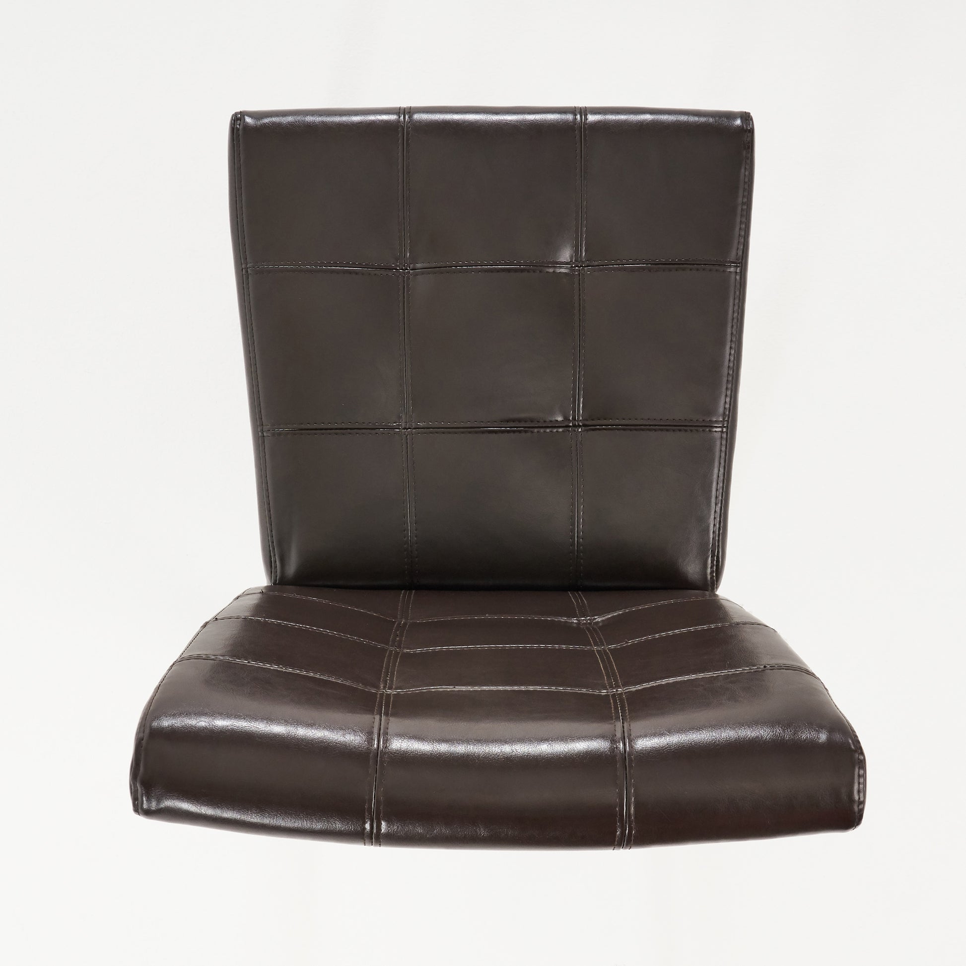 Badin Kd Dining Chair Chocolate Pu Leather