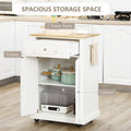 Rolling Kitchen Island Cart, Portable Serving