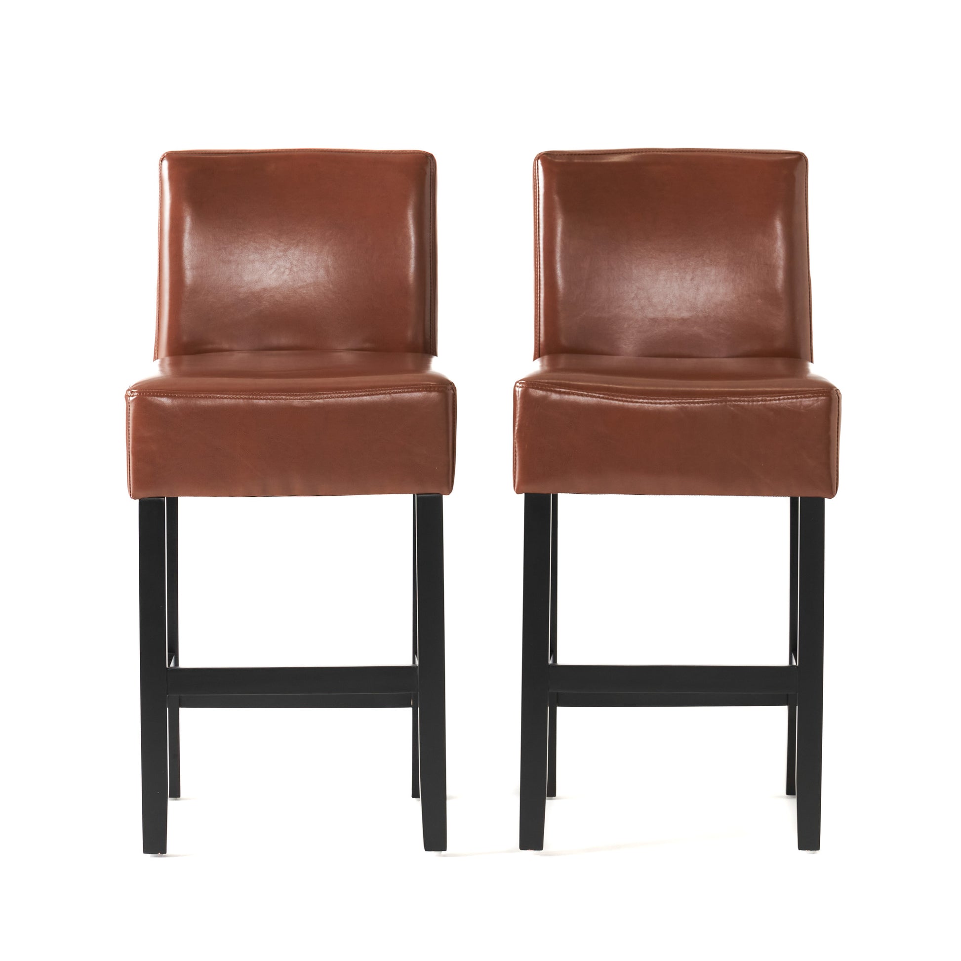 Zuma Kd Counter Stool Brown Leather