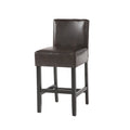 Zuma Kd Counter Stool Brown Leather