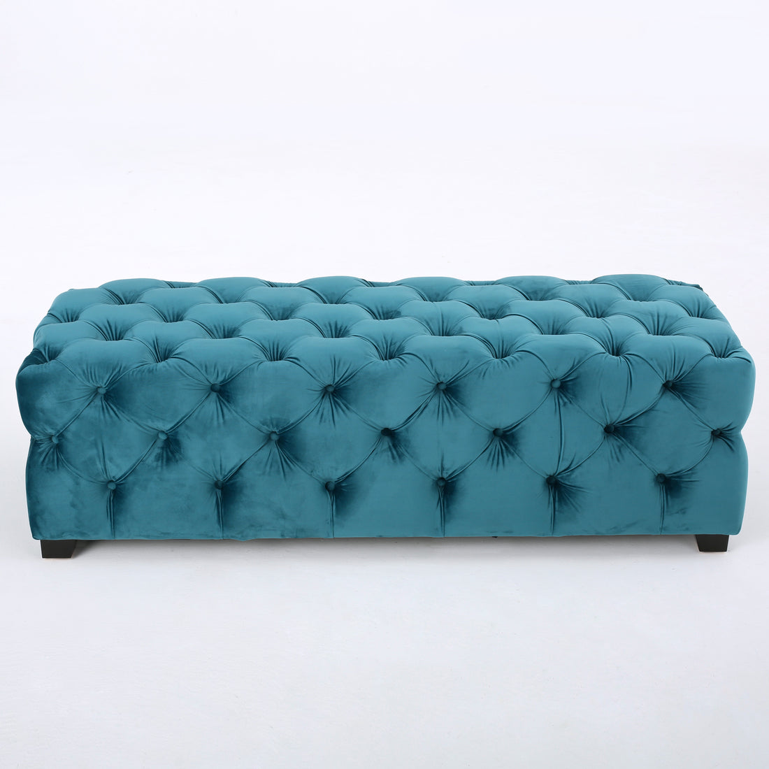 Ottoman Teal Velvet