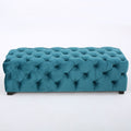 Ottoman Teal Velvet