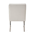 Pavilion Dining Chair Set Of 2 White Foam Leather