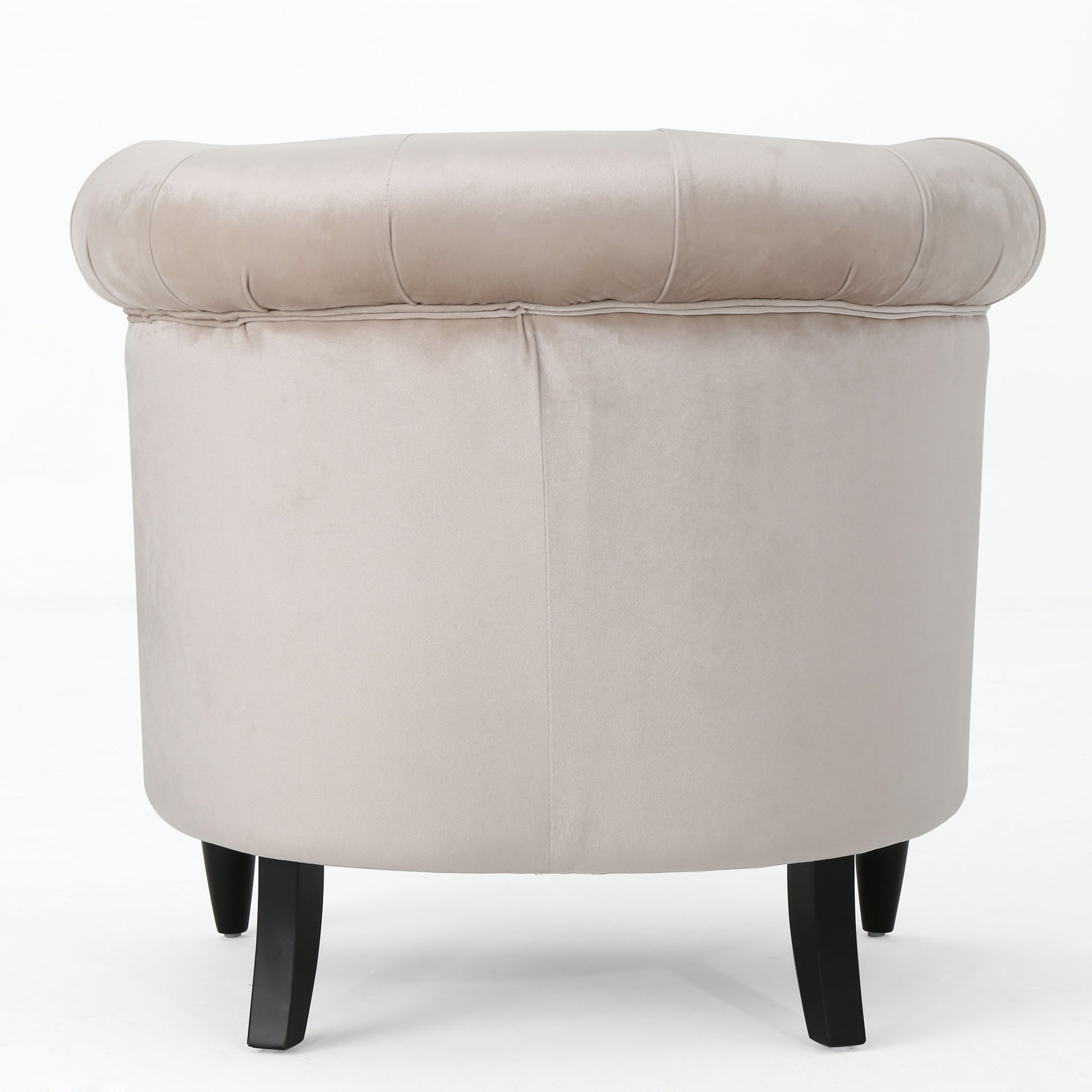 Club Chair Champagne Velvet