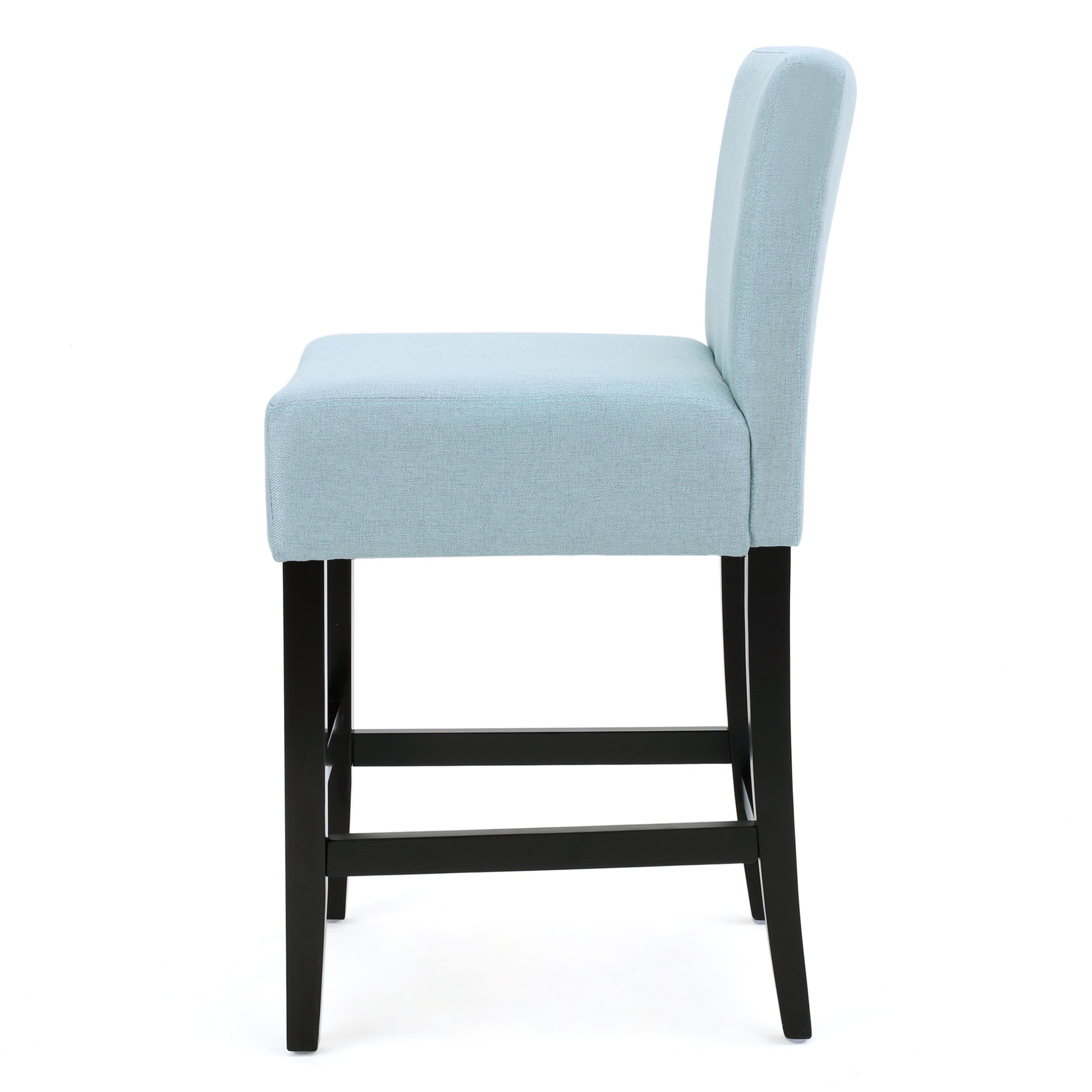 Zuma Kd Counter Stool Light Blue Fabric