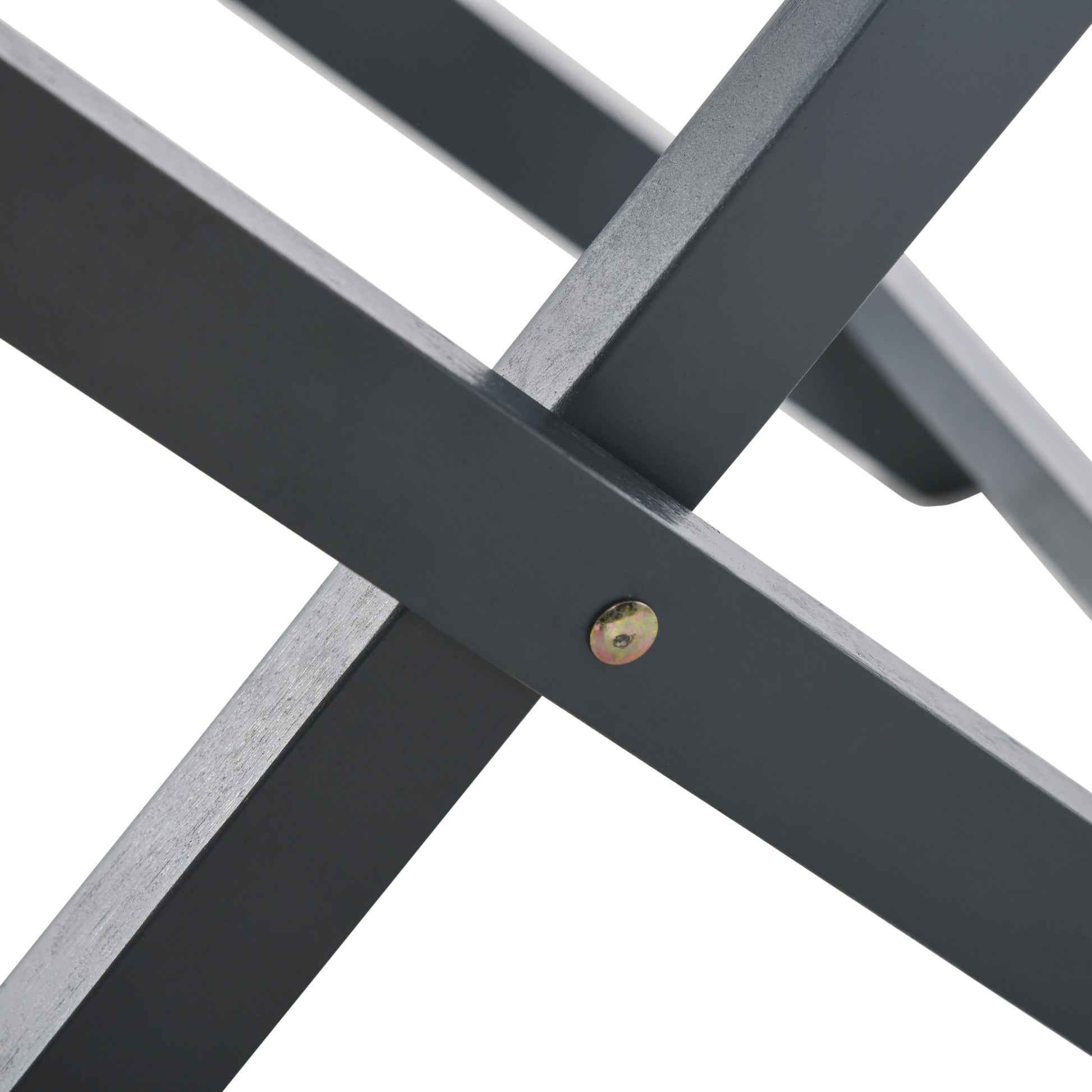 3 Piece Folding Adirondack Chair With Ottoman And Side Table, Outdoor Wooden Fire Pit Chairs W High Back, Wide Armrests For Patio, Backyard, Garden, Lawn Furniture, Gray Gray Wood