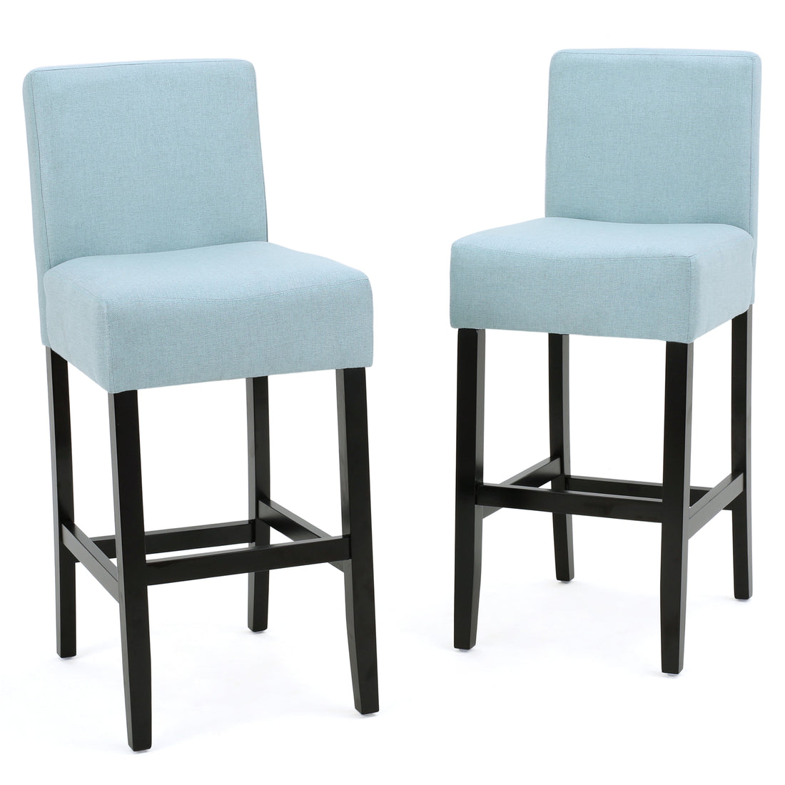 Zuma Kd Counter Stool Light Blue Fabric