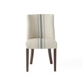 Dining Chair Beige Fabric