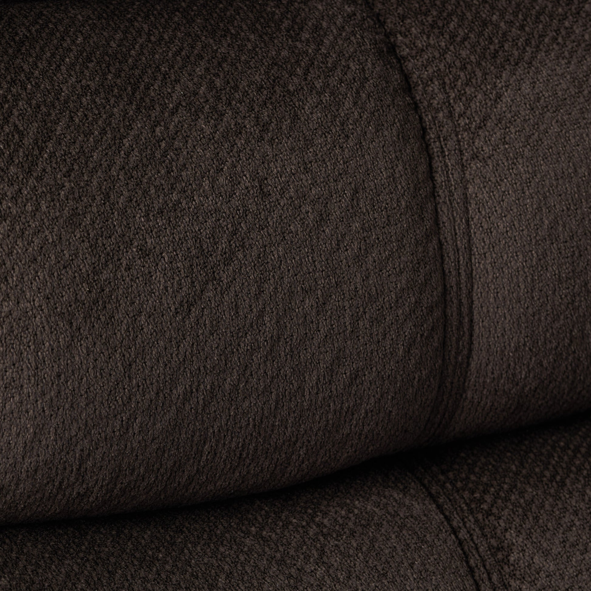 Classic Design, Brown Plush Fabric, Glider Recliner Brown Plush