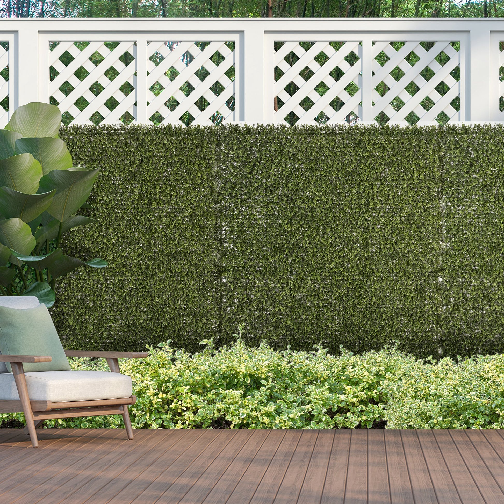 Artificial Grass Wall Panel Backdrop, 12 20" x