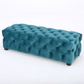 Ottoman Teal Velvet