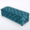 Ottoman Teal Velvet
