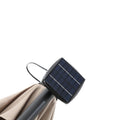 10Ft Solar Led Offset Hanging Market Patio Umbrella Khaki No Khaki Garden & Outdoor Steel