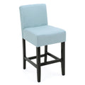 Zuma Kd Counter Stool Light Blue Fabric