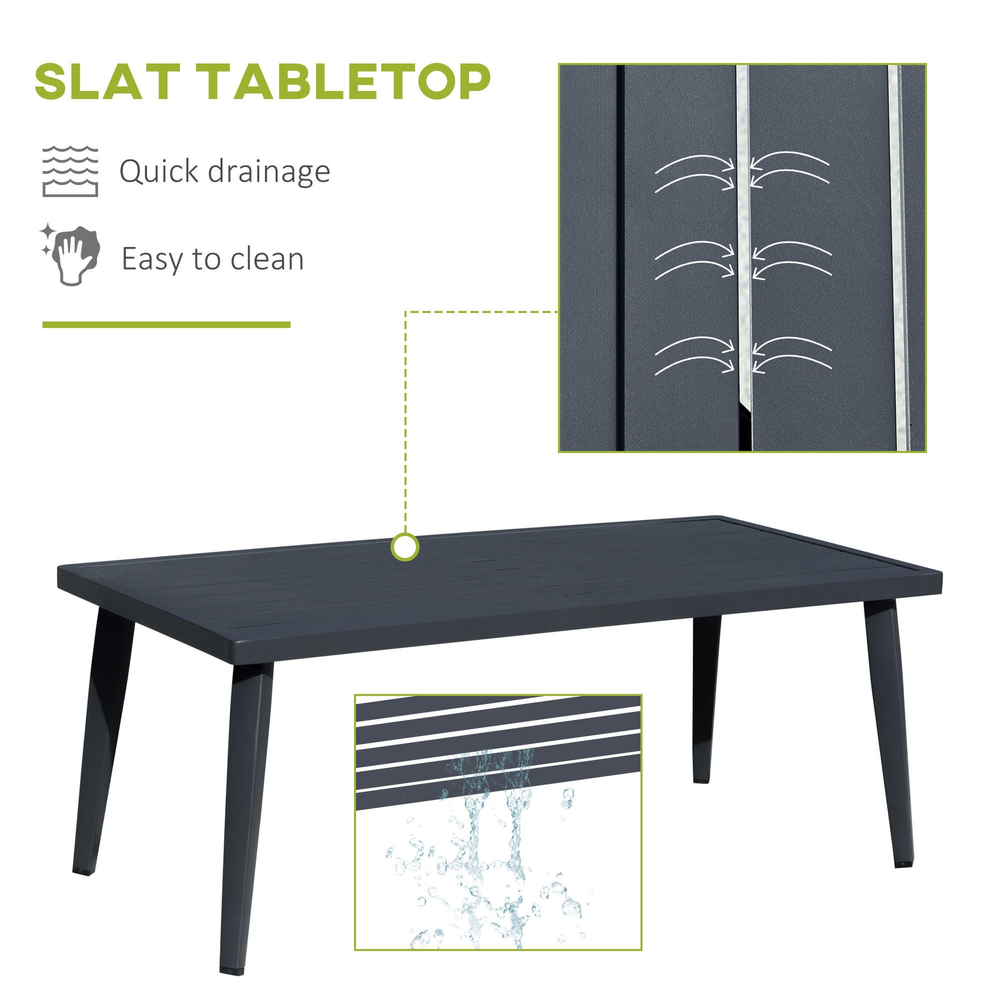 4 Piece Patio Furniture Set, Aluminum Conversation Set, Outdoor Garden Sofa Set With Armchairs, Loveseat, Center Coffee Table And Cushions, Cream White White Metal