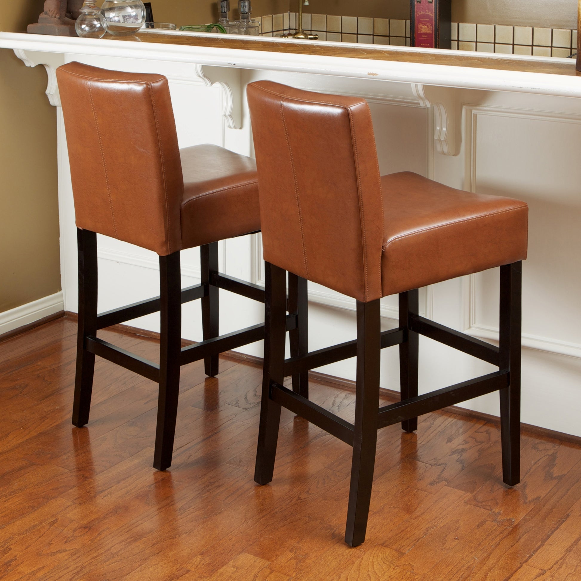 Zuma Kd Counter Stool Brown Leather