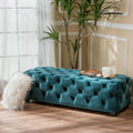 Ottoman Teal Velvet
