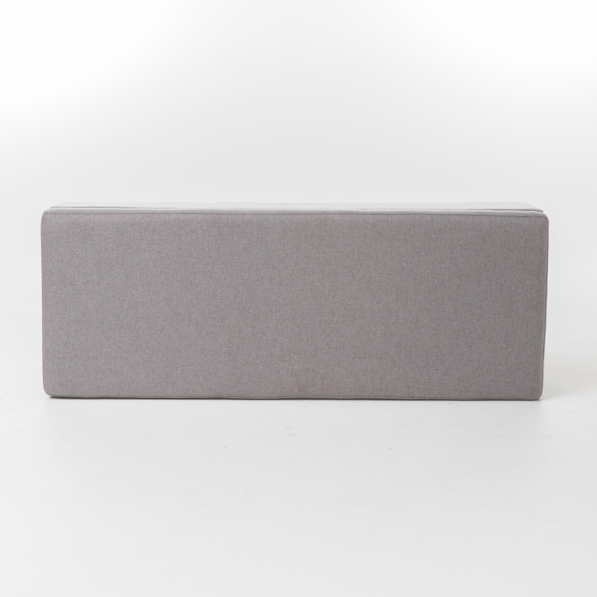 Selma Storage Ottoman V2 Light Grey Fabric