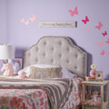 Twin Sized Headboard Twin Light Grey Fabric