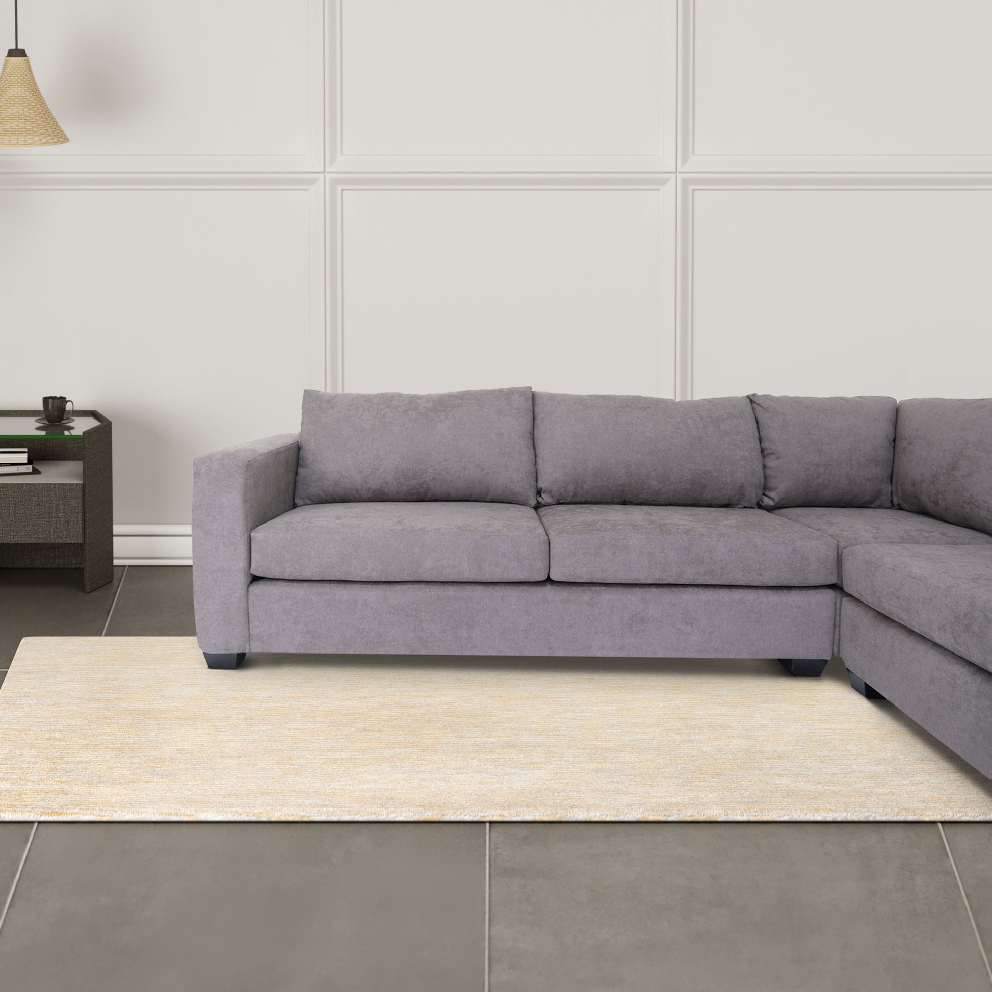 Grey L Shaped Sectional Sofas For Living Room, Modern Sectional Couches For Bedrooms, Apartment With Solid Wood Frame Polyester Fabric Grey Wood Foam Polyester