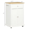 Rolling Kitchen Island Cart, Portable Serving
