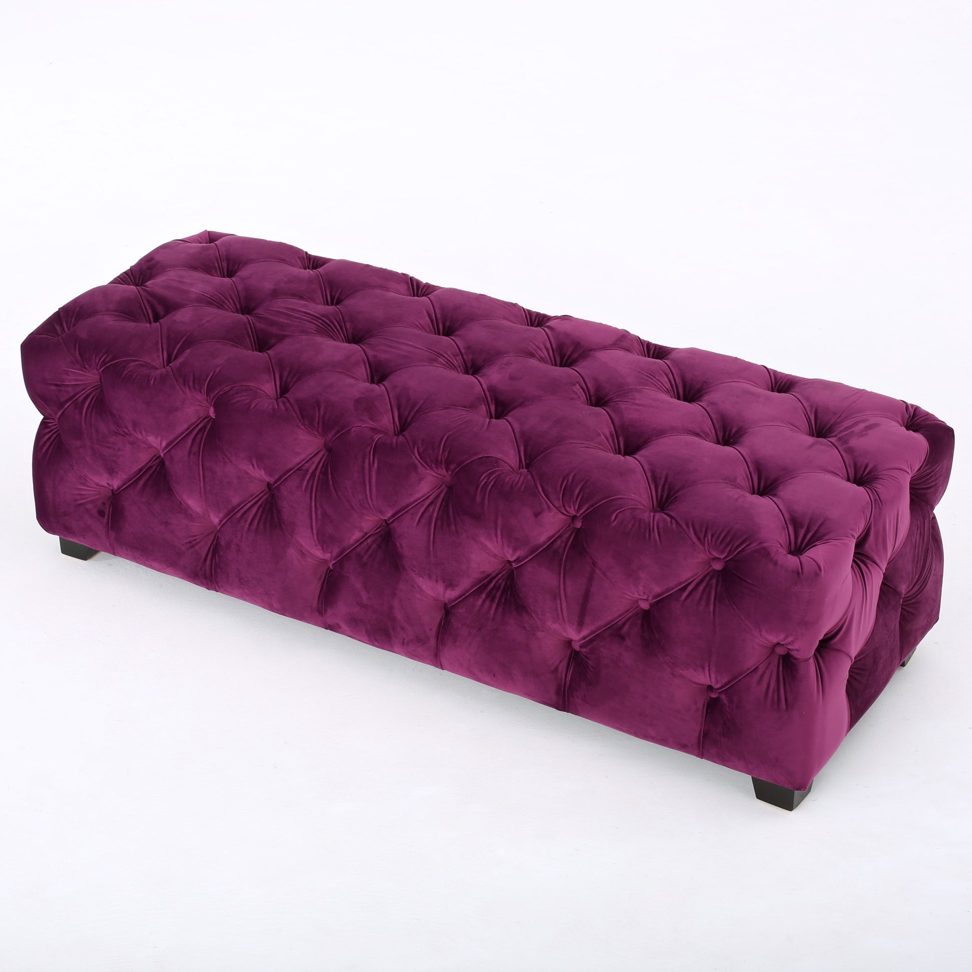 Ottoman Fuchsia Velvet