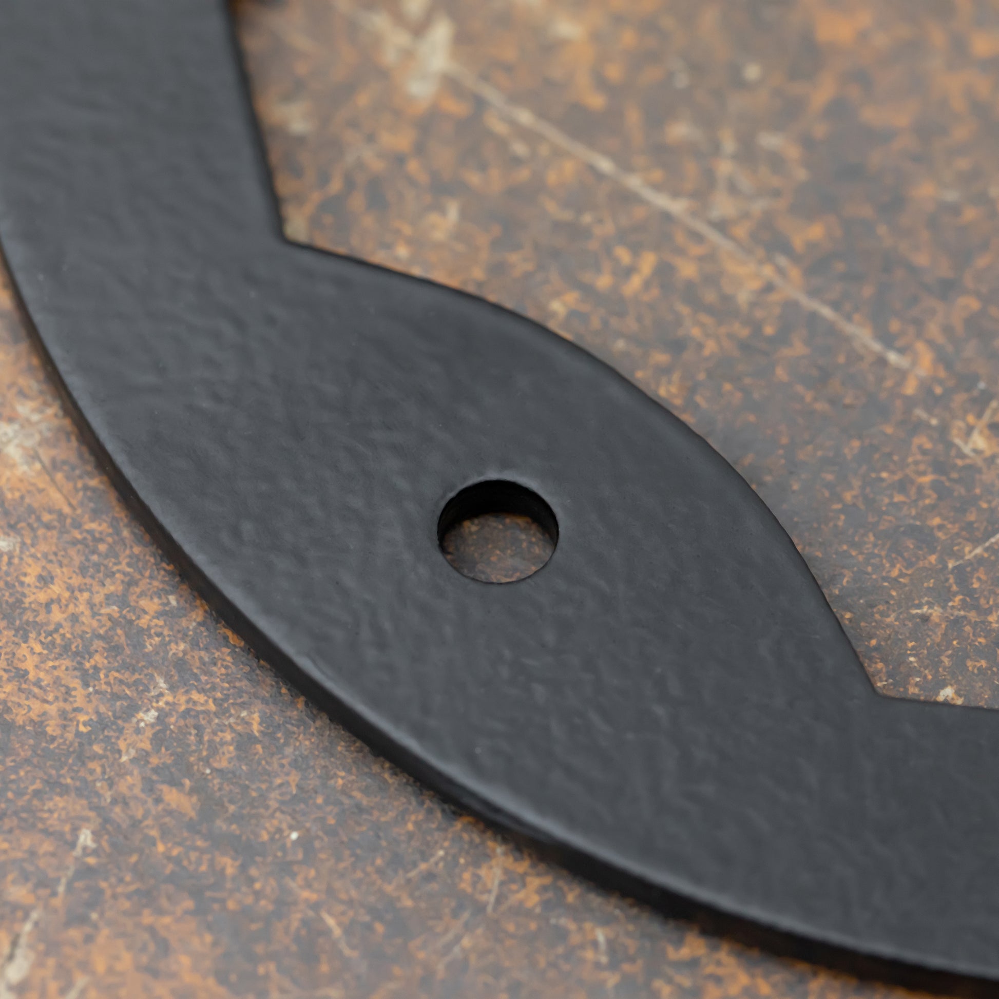 Firewood Kindling Splitter Stand With Hand Guard, Wood Splitter, Carbon Steel Manual Wood Cracker, Log Wedge Cutter, Single Blade, Black, 8.75" Dia X 12.25" H Black Steel