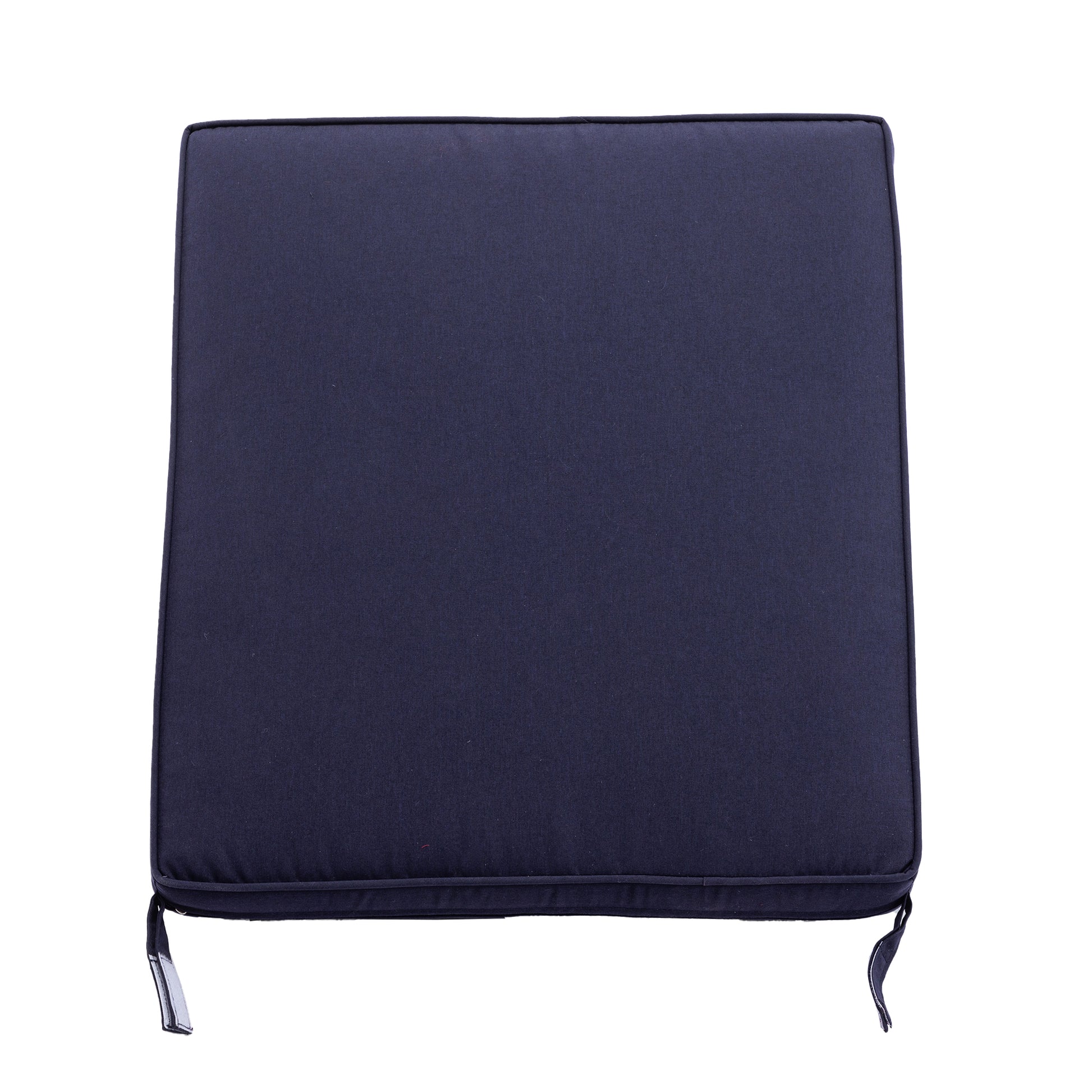 3 Pieces Outdoor Swivel Rocker Patio Chairs, 360 Degree Rocking Patio Conversation Set With Thickened Cushions And Glass Coffee Table For Backyard, Navy Blue Navy Blue Steel