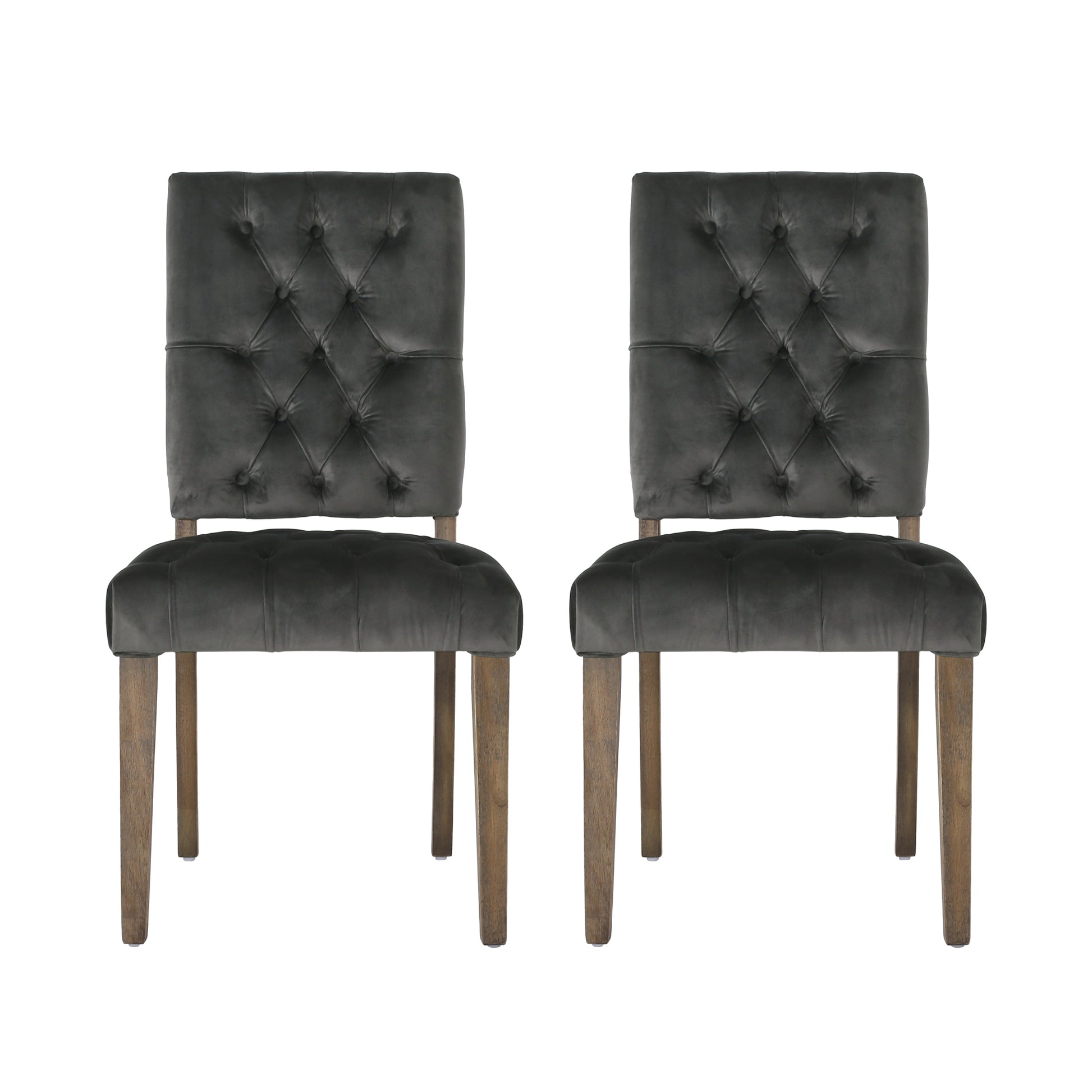 Dining Chair Charcoal Pu Leather