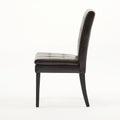 Badin Kd Dining Chair Chocolate Pu Leather