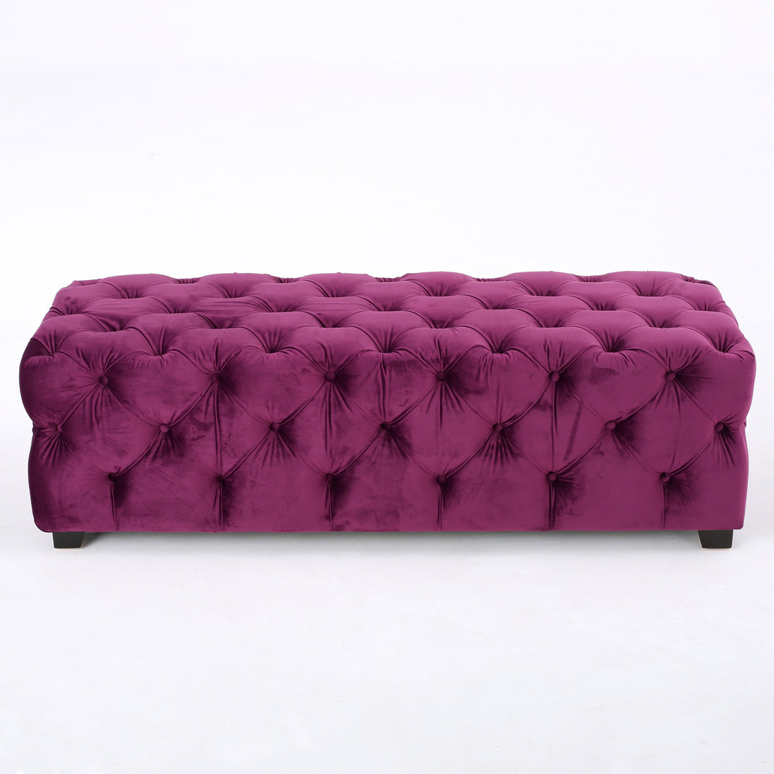 Ottoman Fuchsia Velvet