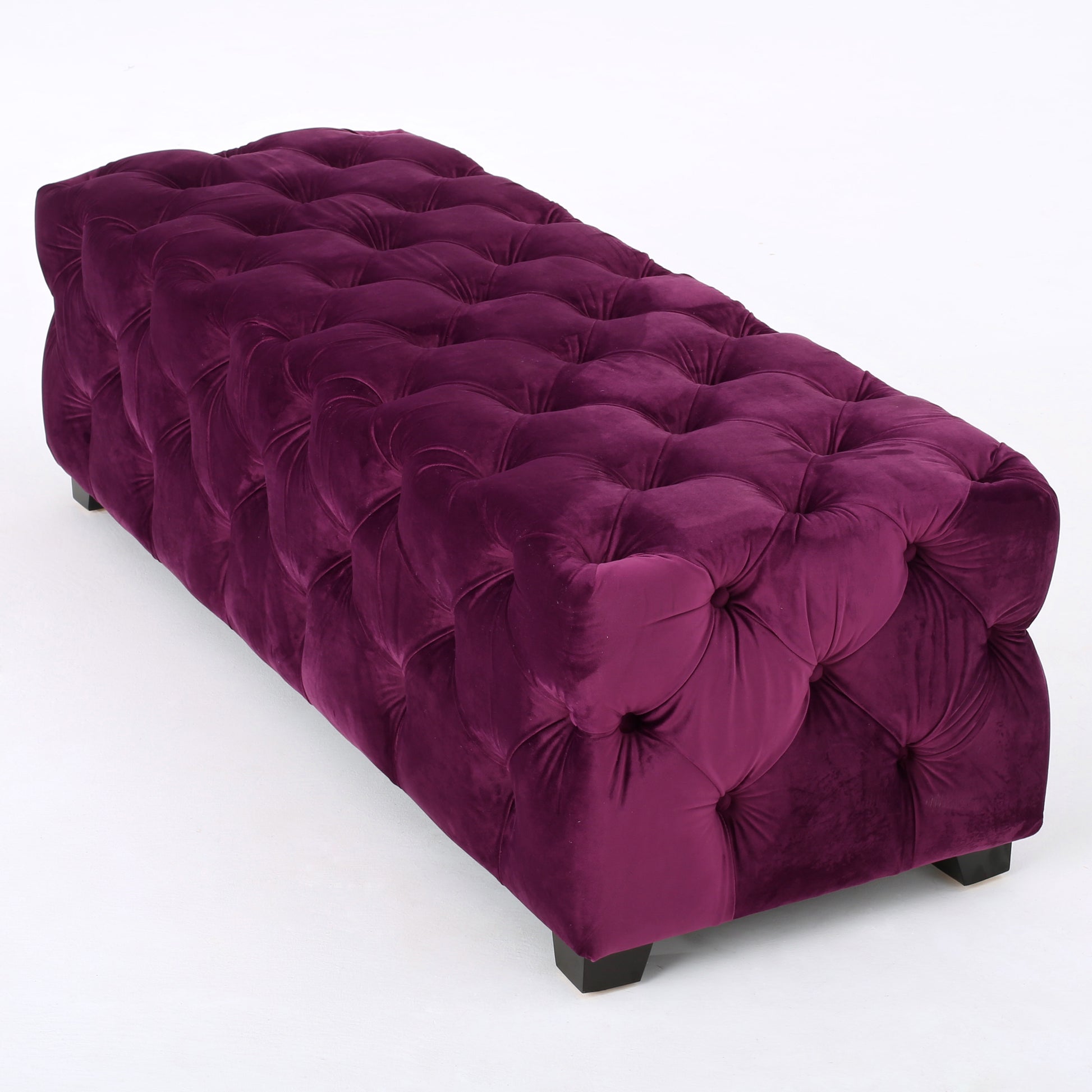 Ottoman Fuchsia Velvet