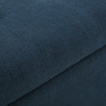 Storage Ottoman Navy Blue Fabric