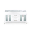 72'' Cabinet White Solid Wood Mdf